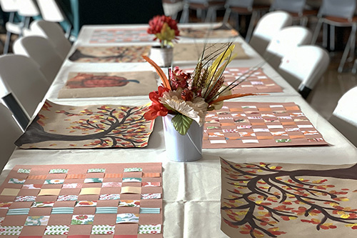 thanksgiving table setting